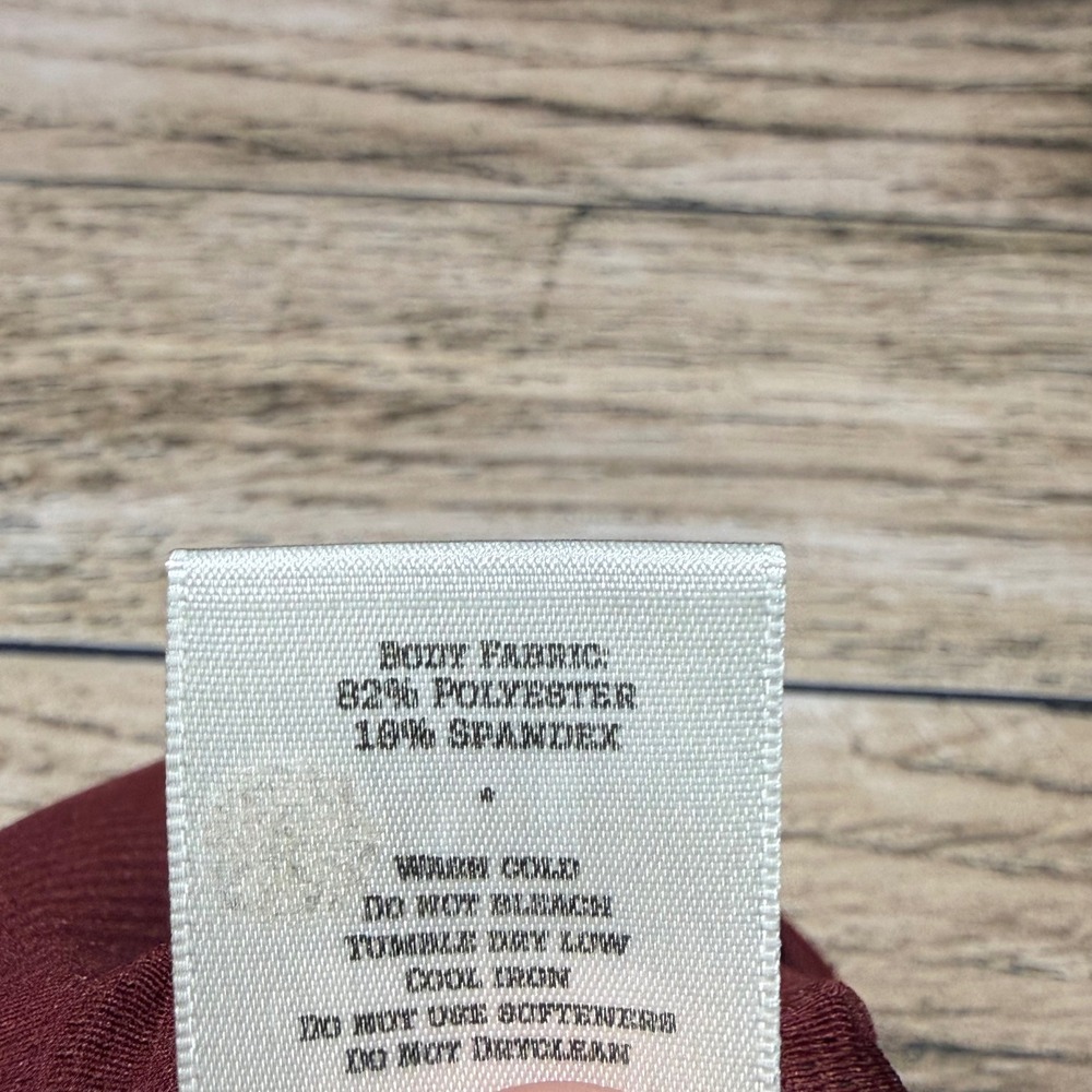 Tracksmith Van Cortlandt Running Singlet Mens Medium Maroon White Sash Mesh Tank - Picture 8 of 8